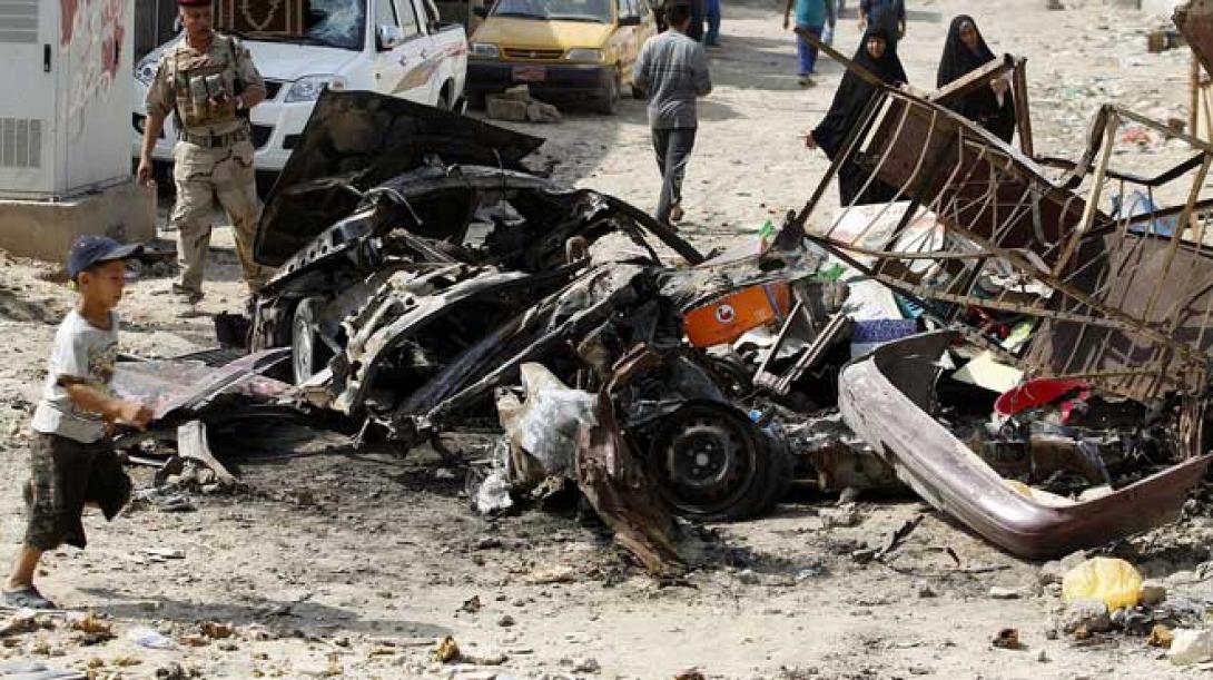  Επίθεση αυτοκτονίας μέσα σε εστιατόριο της Βαγδάτης