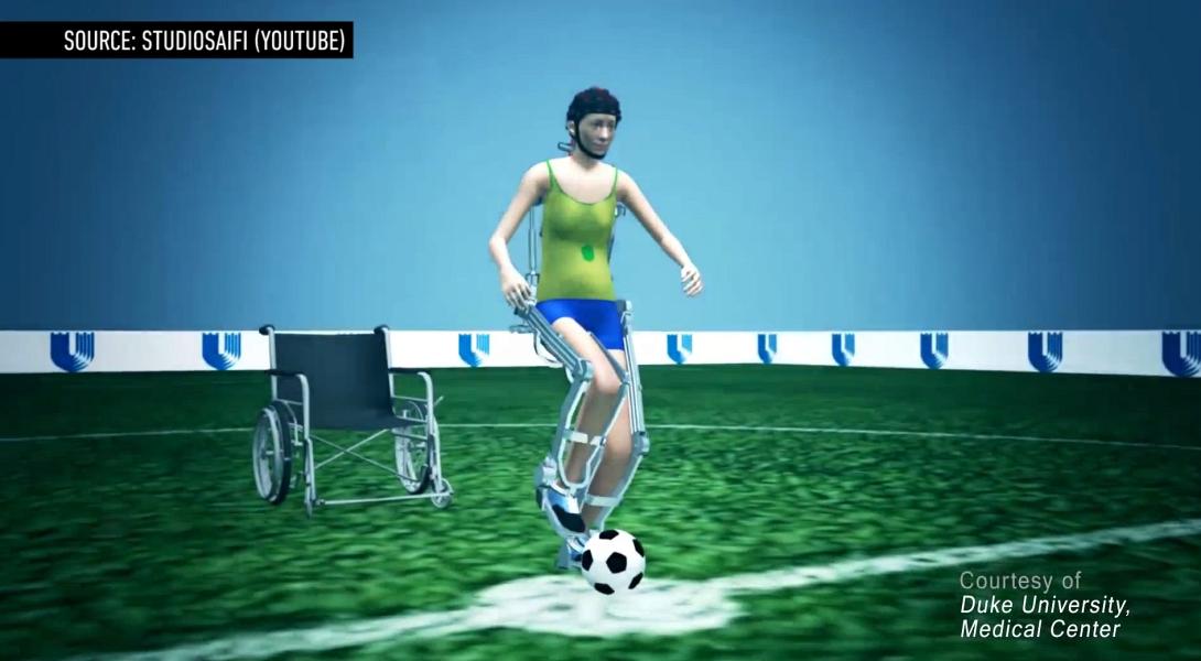 Με ρομποτικό εξωσκελετό το εναρκτήριο λάκτισμα στο Μουντιάλ