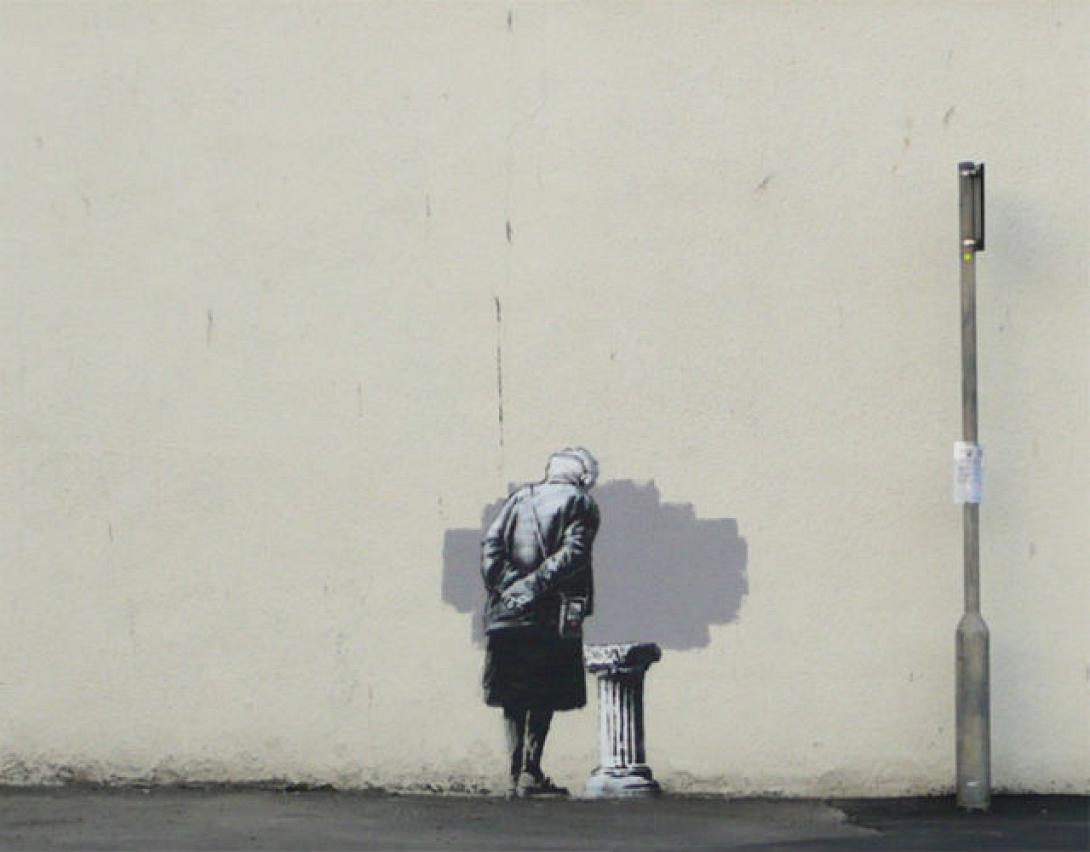 Το νέο έργο του Banksy... "μυρίζει" Ελλάδα