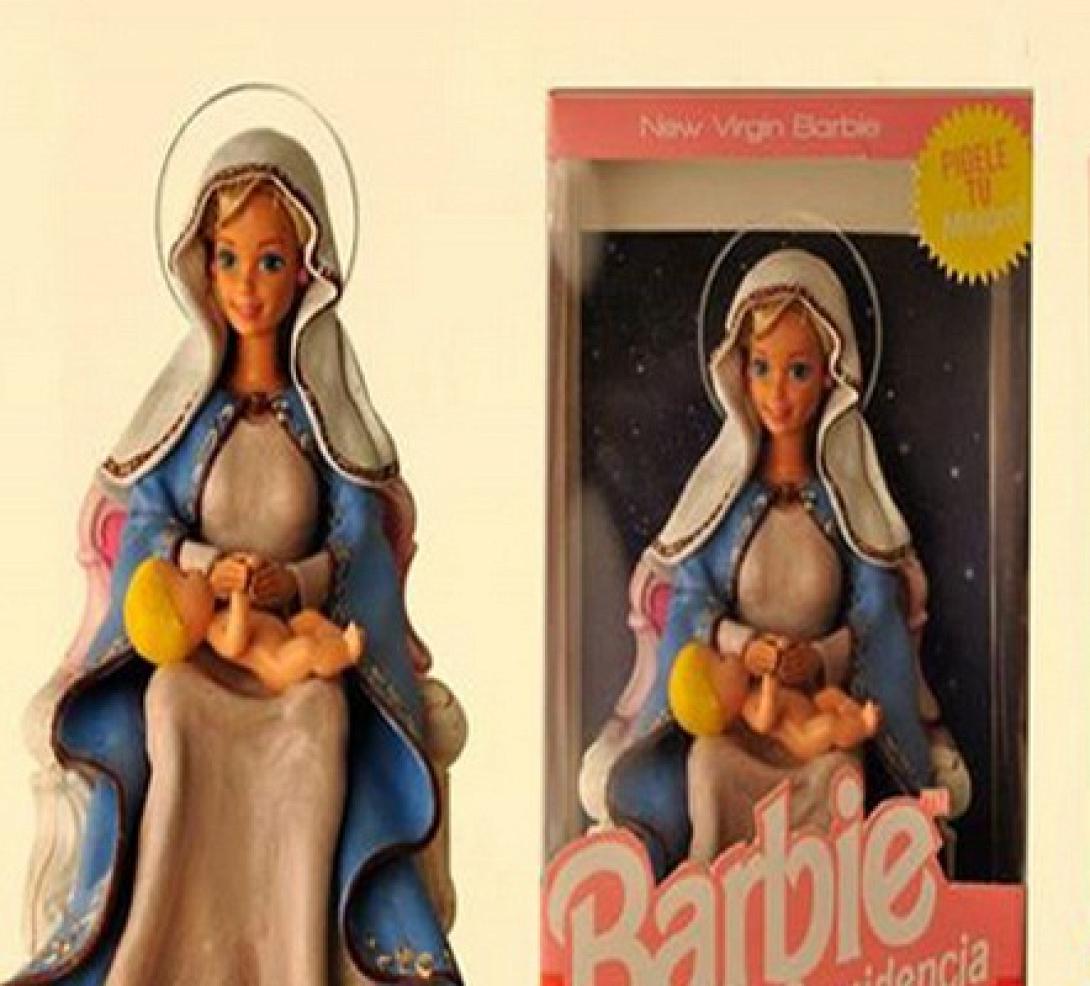 Η Μπάρμπι σε ρόλο ... Παναγίας προκαλεί πανικό στο Μπουένος Άιρες
