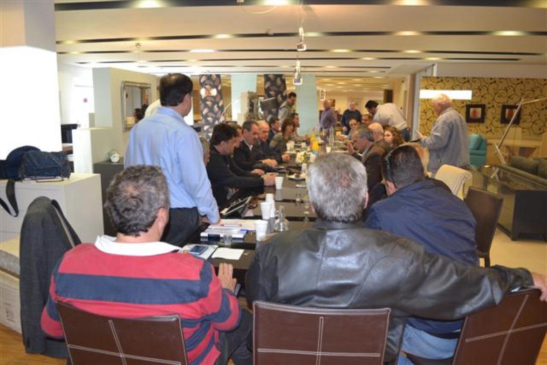 Με τους βιοτέχνες συναντήθηκε ο Β. Λαμπρινός