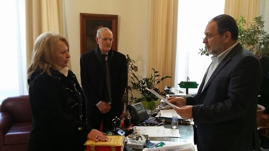 Ορκίστηκε η νέα δημοτική Σύμβουλος Γιούλη Μαθιουδάκη -Μπότη
