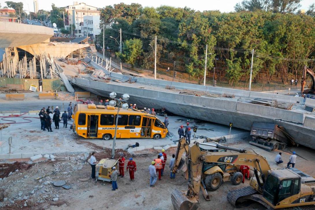 Βραζιλία: Δυο νεκροί μετά από κατάρρευση ανισόπεδου κόμβου