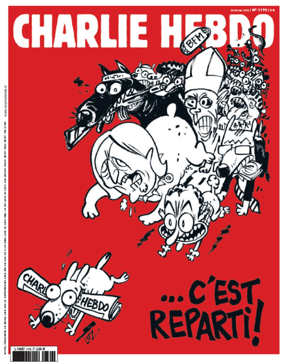 Αυτό είναι το πρωτοσέλιδο του Charlie Hebdo που κυκλοφορεί την Τετάρτη