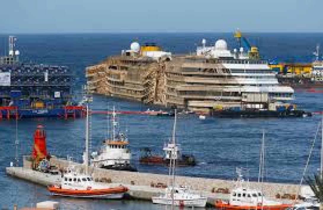 Δείτε  την επιχείρηση ρυμούλκησης του Costa Concordia