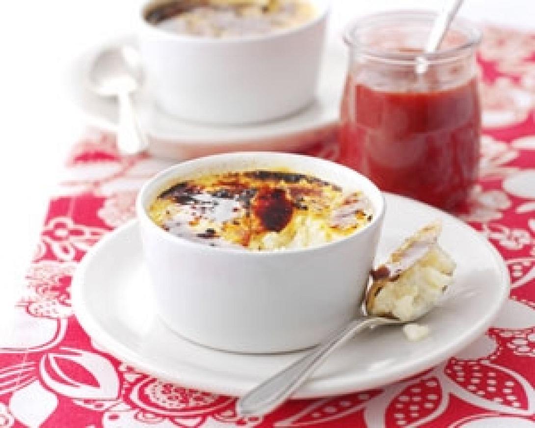 Κρεμ μπρουλέ (creme brulee)... με ρύζι