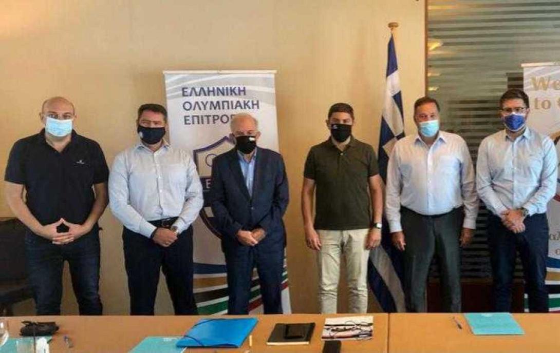 Αυγενάκης, Καπράλος και Δήμαρχοι Ηρακλείου, Χερσονήσου και Μαλεβιζίου για τους 3ους Μεσογειακούς Παράκτιους Αγώνες στο Ηράκλειο το 2023