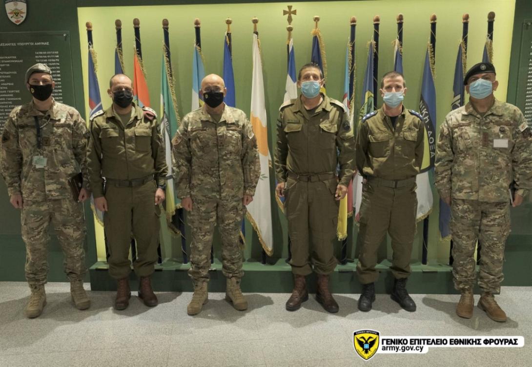 Από την επίσκεψη των ισραηλινών Αξιωματικών στο ΓΕΕΦ.