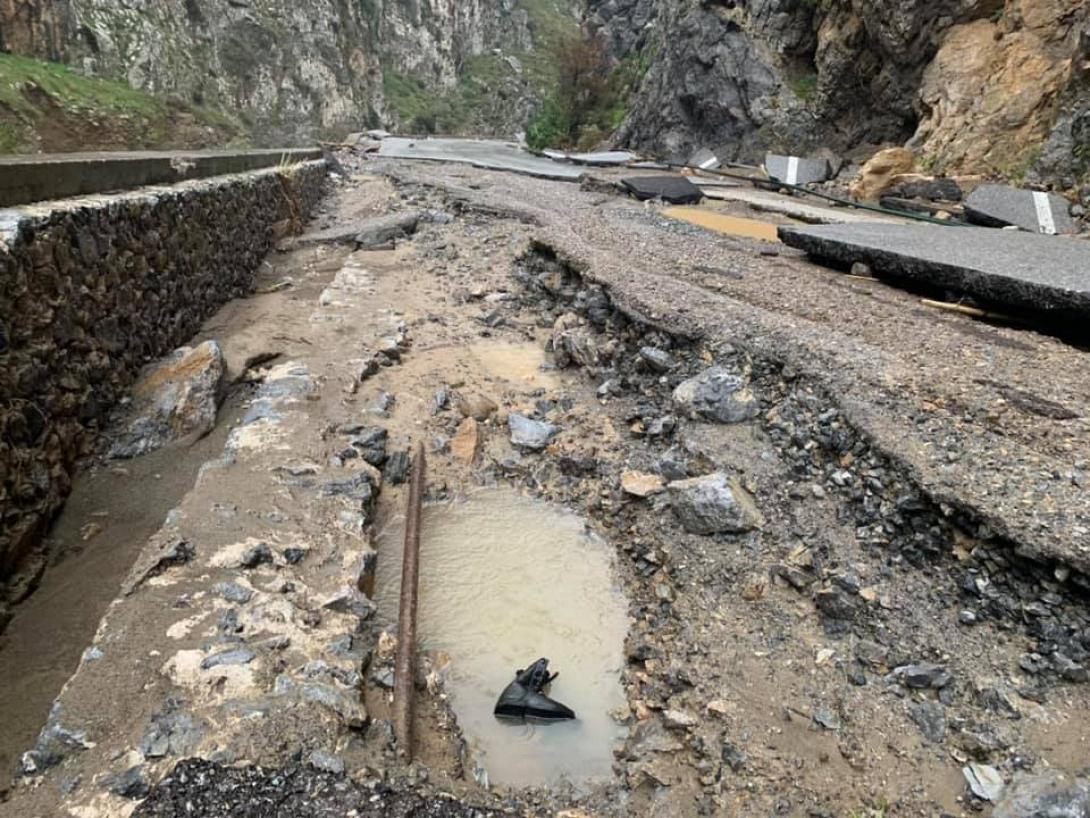 κουρταλιώτικο φαράγγι καταστροφές