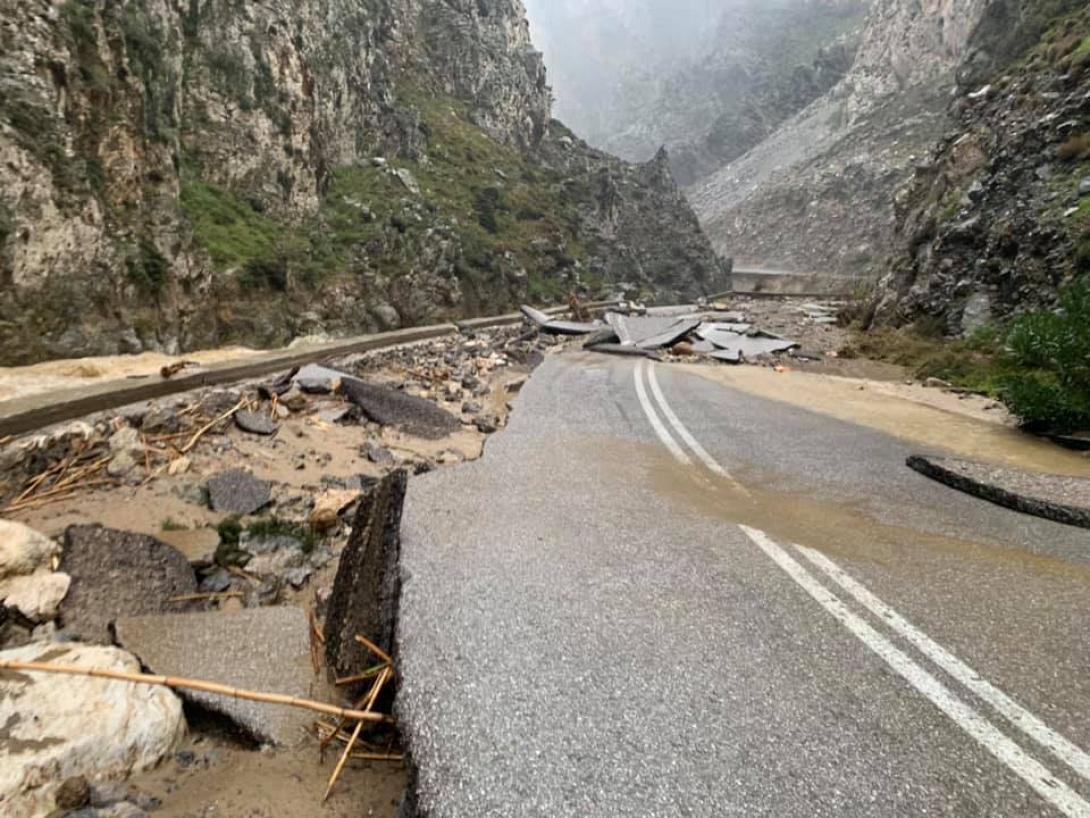 κουρταλιώτικο φαράγγι καταστροφές