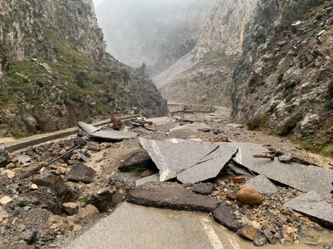 κουρταλιώτικο φαράγγι καταστροφές