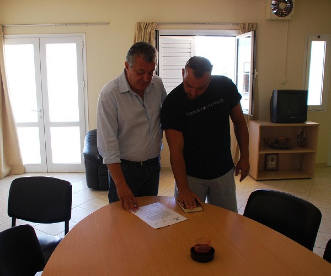 Ορκίστηκε ο Εμμανουήλ Δαγαλάκης στο δήμο Μινώα Πεδιάδας