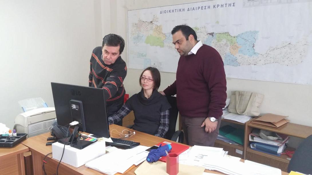 Στα γραφεία του ΟΠΕΚΕΠΕ ο Γιάννης Δεικτάκης