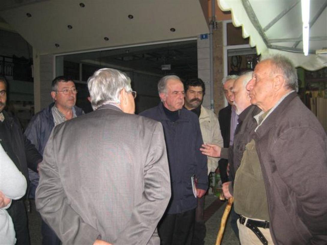 Στα Δειλινά ο υποψήφιος δήμαρχος Ηρακλείου Β. Λαμπρινός