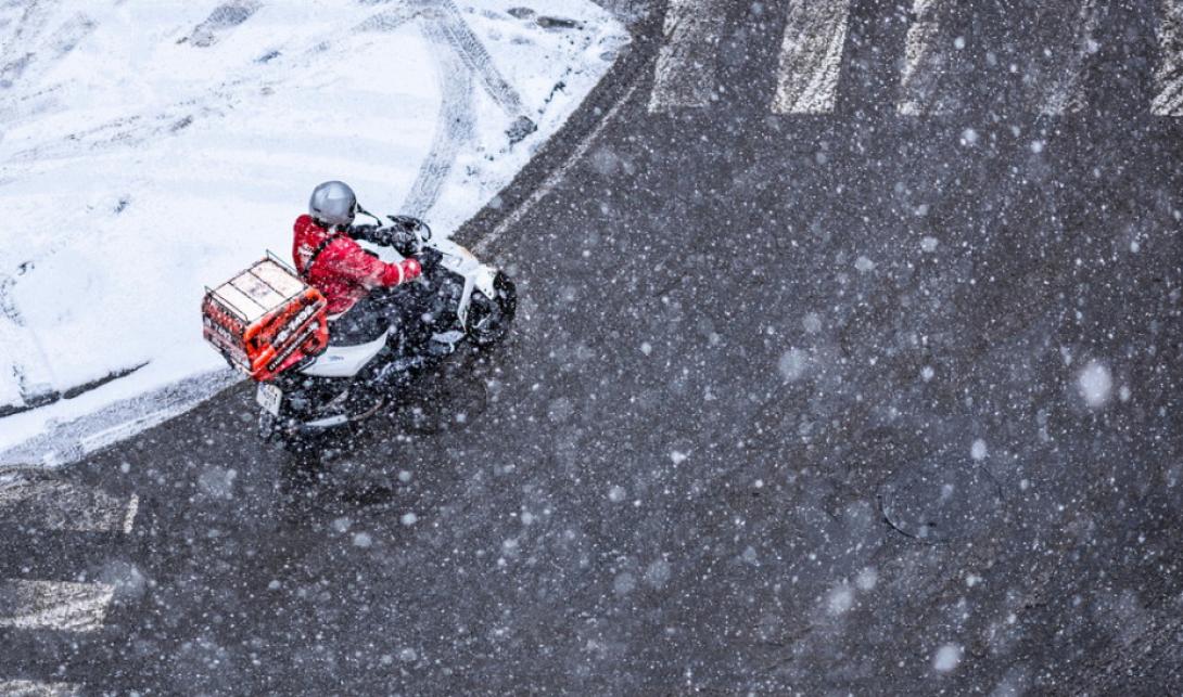 delivery χιονια