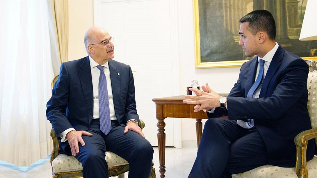  Νίκος Δένδιας, Λουίτζι Ντι Μάιο.