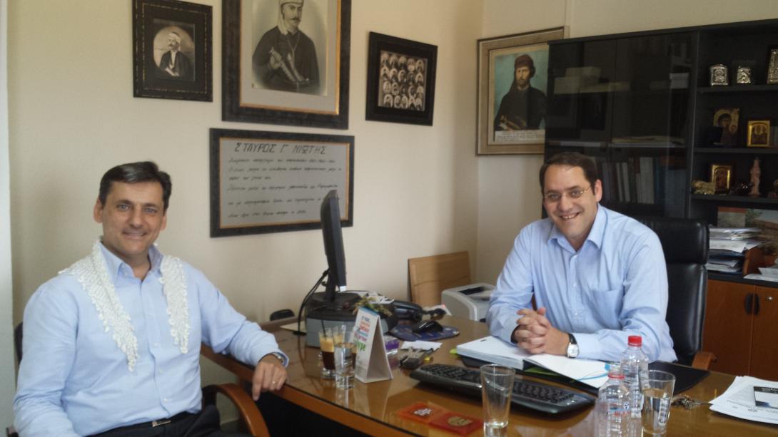 Τον Δήμο Ανωγείων επισκέφθηκε ο υποψήφιος Ευρωβουλευτής Γρηγόρης Ζαφειρόπουλος