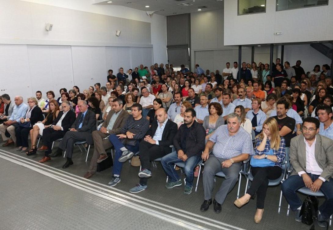 Β. Λαμπρινός: Όχι σε απολύσεις, όχι στο ξεπούλημα δημοτικής περιουσίας