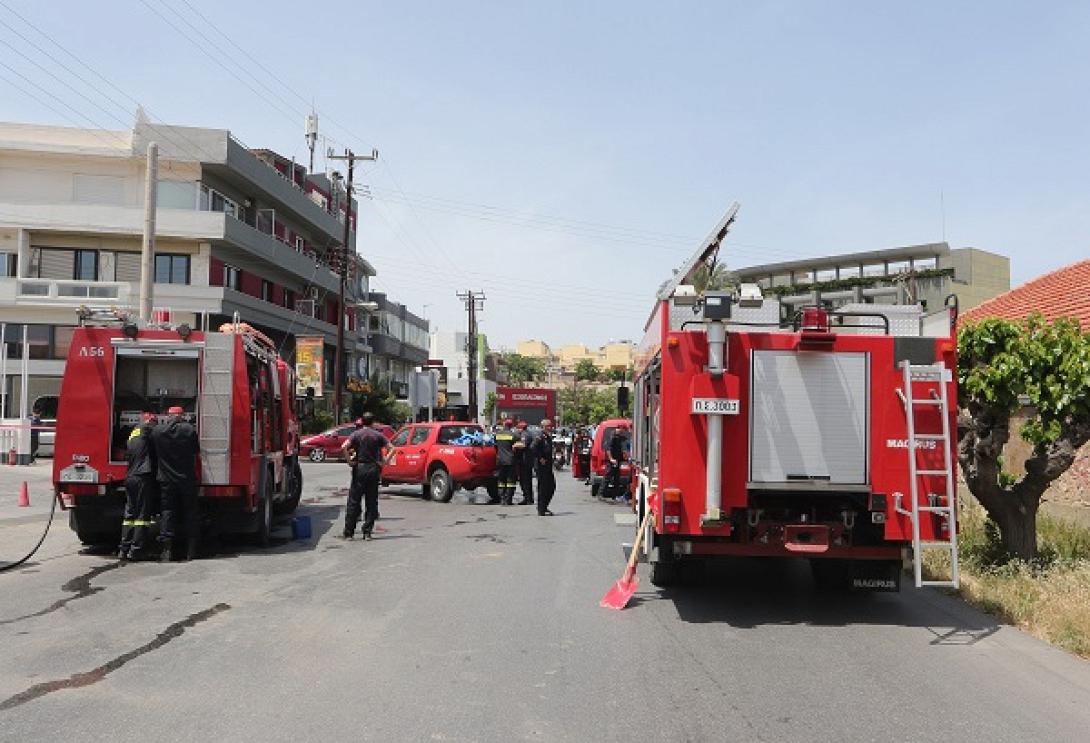 φωτιά κάδος ικάρου