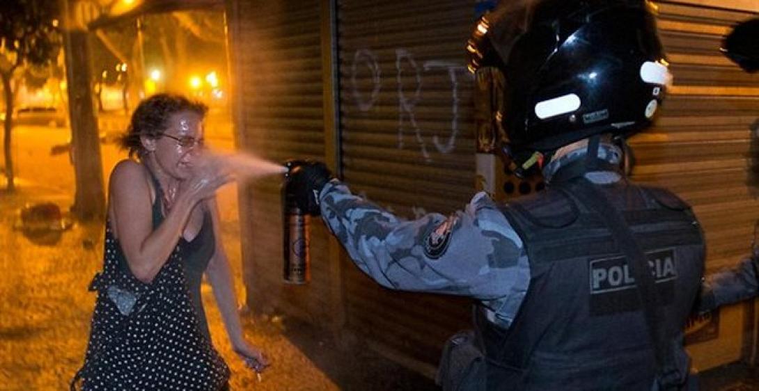 Μη επανδρωμένα αεροσκάφη κατά των διαδηλωτών! 