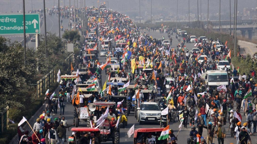 Διαδήλωση αγροτών - Ινδία