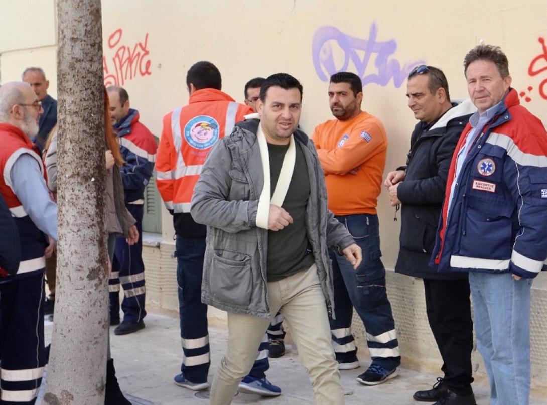 Ο διασώστης που ξυλοκοπήθηκε