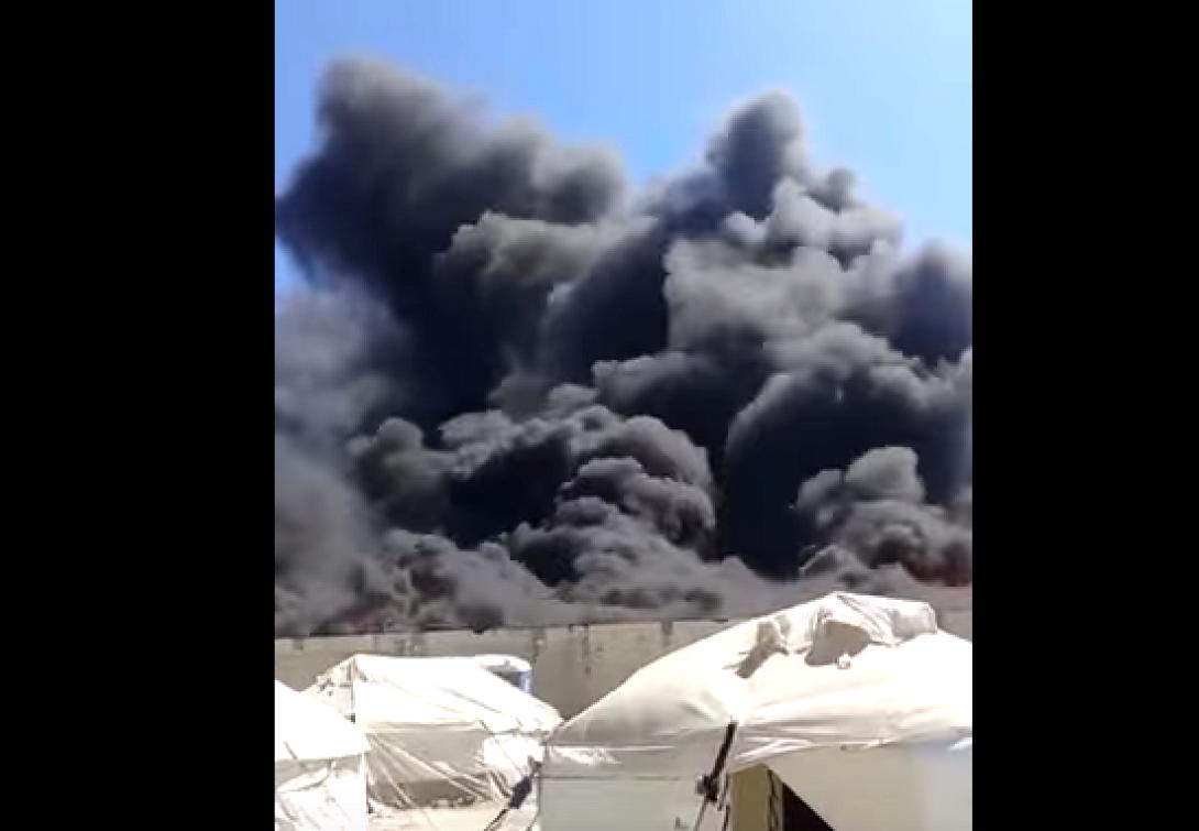 διαβατα προσφυγες φωτια