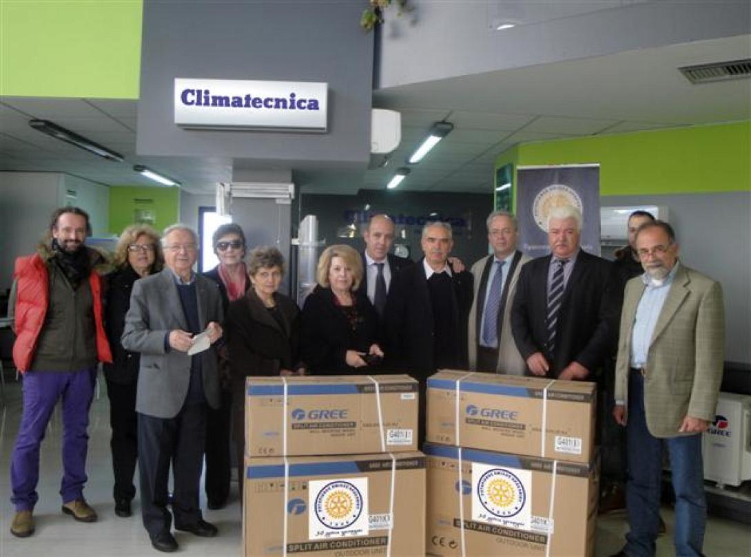 Η πρώτη δωρεά - αποτέλεσμα της Εβδομάδας Αγάπης του Ροταριανού Ομίλου Ηρακλείου