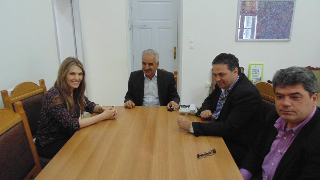 Επίσκεψη ευρωβουλευτών με την «ΕΛΙΑ» στον Αντιπεριφερειάρχη Ηρακλείου