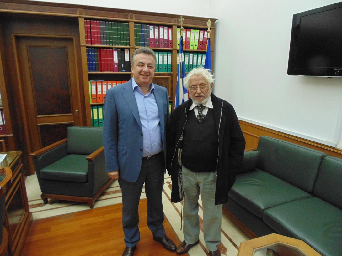 Συνάντηση Αρναουτάκη - Γραμματικάκη στην Περιφέρεια