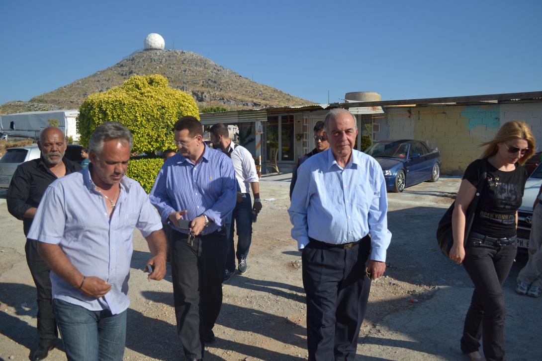 Με εκπροσώπους των Ρομά συναντήθηκε ο Βασίλης Λαμπρινός