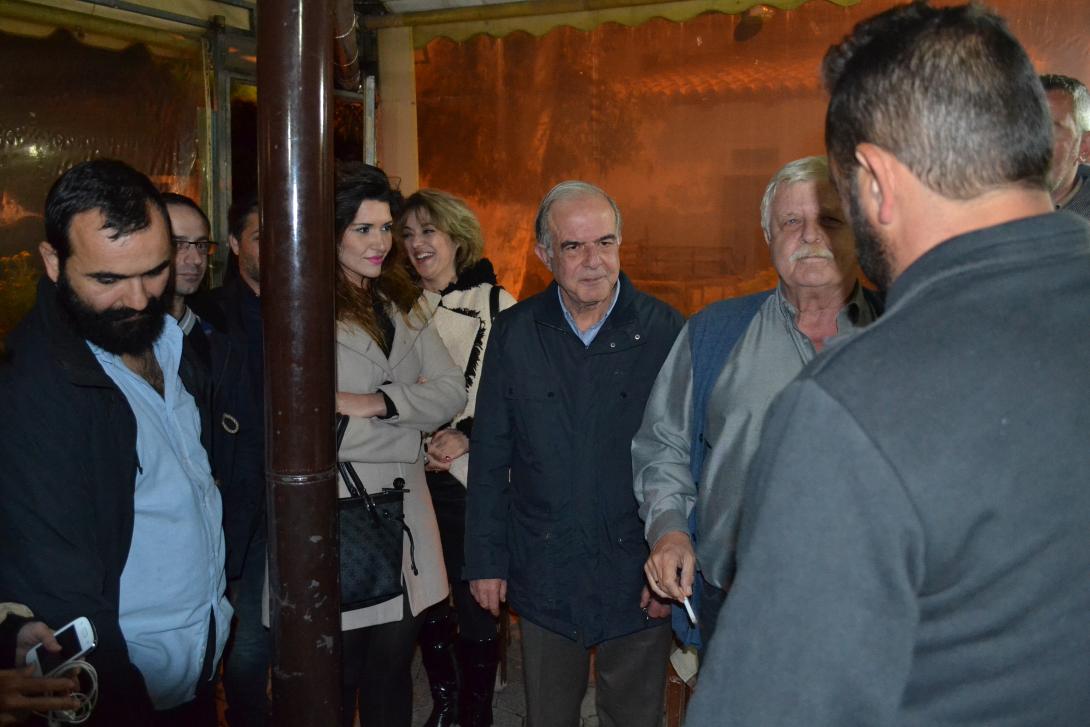 Επίσκεψη του Β. Λαμπρινού στον Άγιο Βλάσση