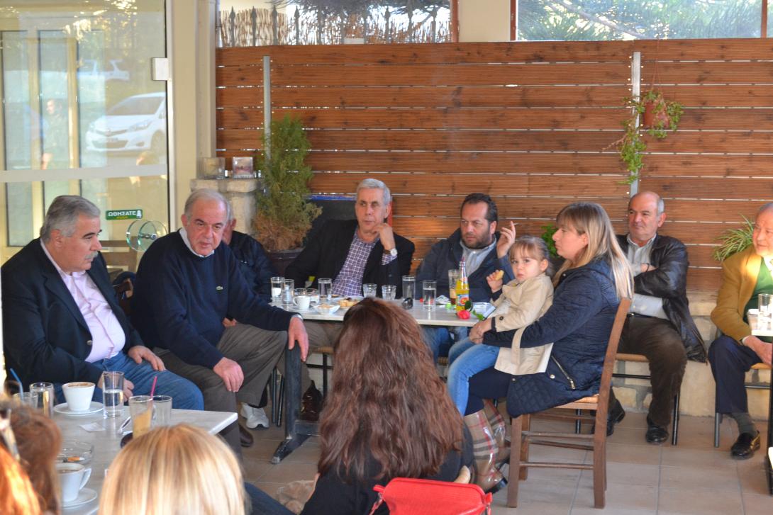 Στον 'Αγιο Ιωάννη βρέθηκε χθες ο Βασίλης Λαμπρινός