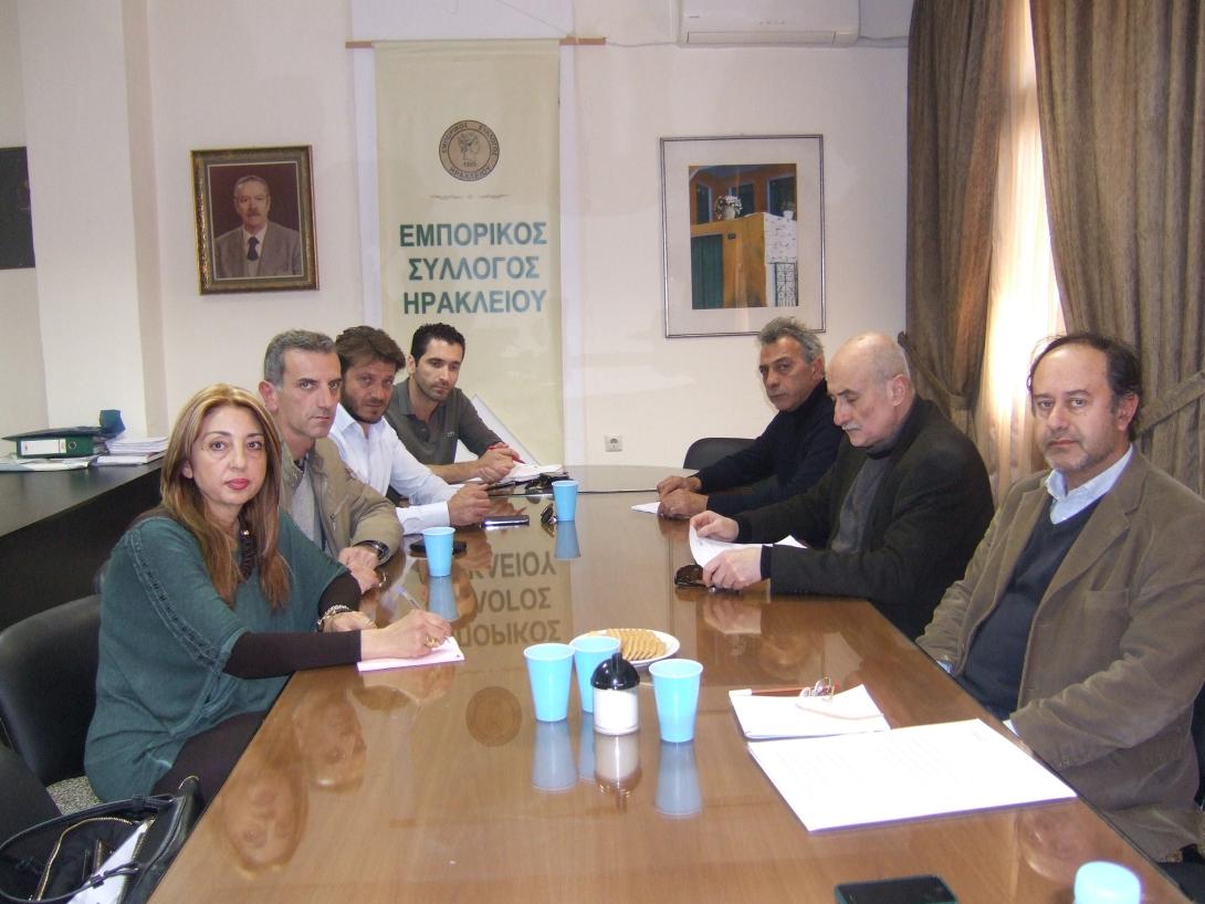 Με τον Εμπορικό Σύλλογο συναντήθηκε η ΟΕΒΕΝΗ