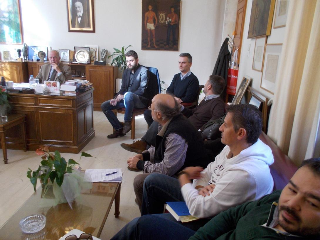 Συνάντηση Β. Λαμπρινού με το Σύνδεσμο Επαγγελματιών Επισιτισμού