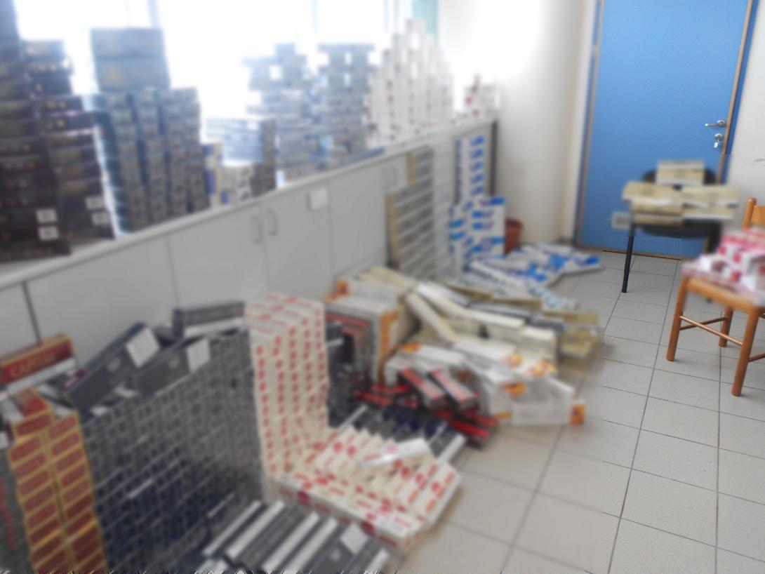 11.840 παράνομα πακέτα τσιγάρων είχαν στην κατοχή τους δυο άτομα στο Ηράκλειο