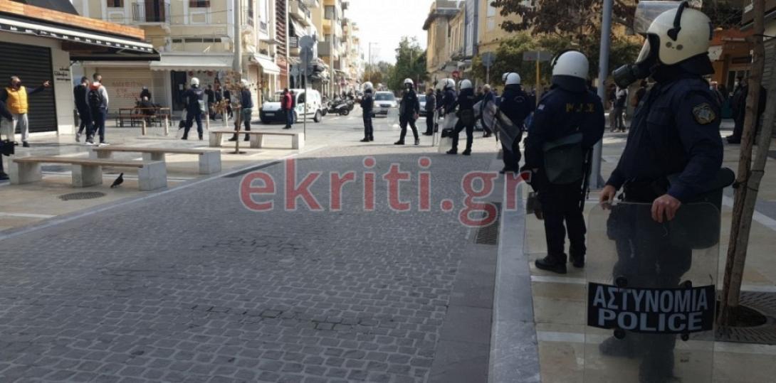 ισχυρές δυνάμεις της ΕΛ.ΑΣ στο κέντρο