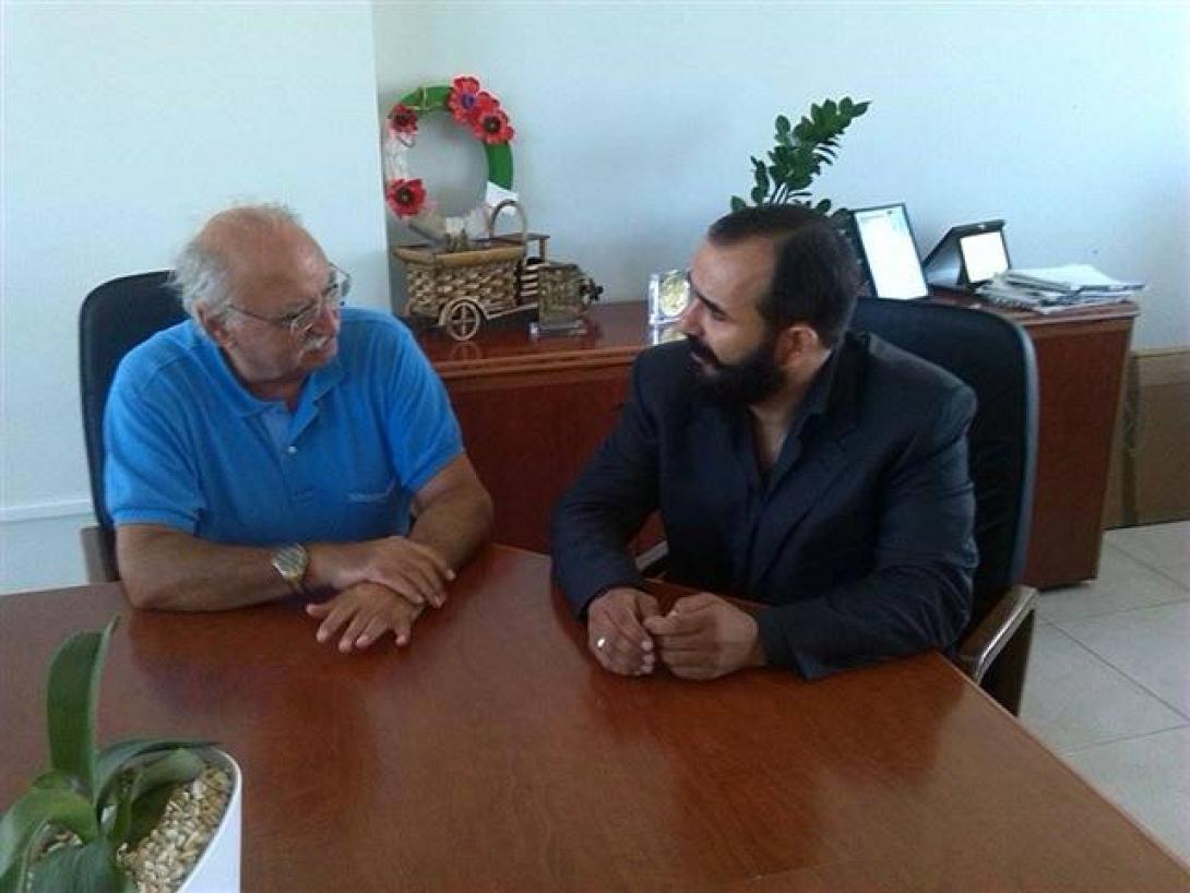 Επίσκεψη Δαμαβολίτη στον διοικητή της 7ης ΥΠΕ Κρήτης