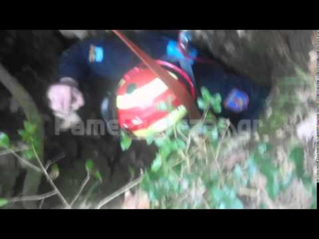 Η περιπετειώδης διάσωση ενός σκύλου στην Πρέβεζα (βίντεο)