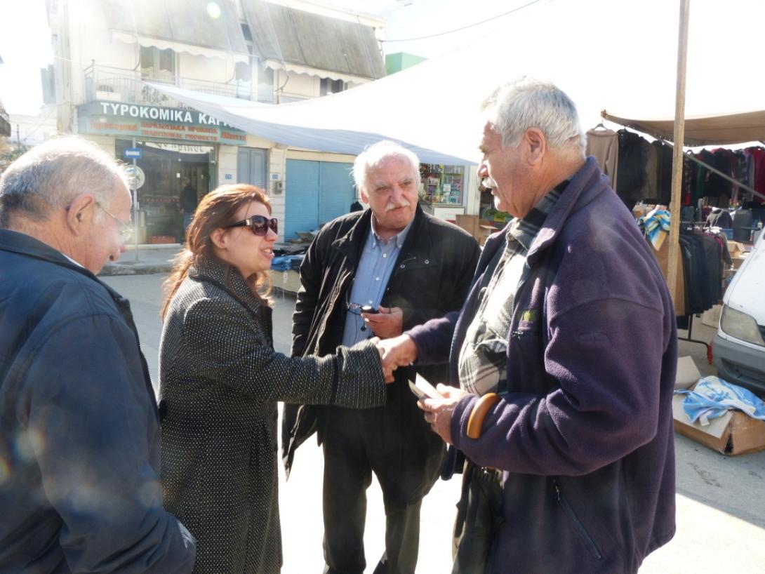 Η Ελένη Γρηγοράκη "οργώνει" τη Μεσαρά