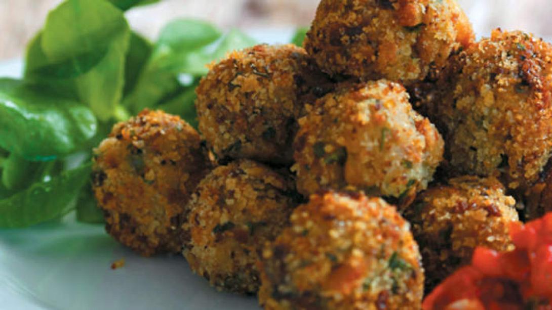 Μελιτζανοκεφτέδες κροκέτες