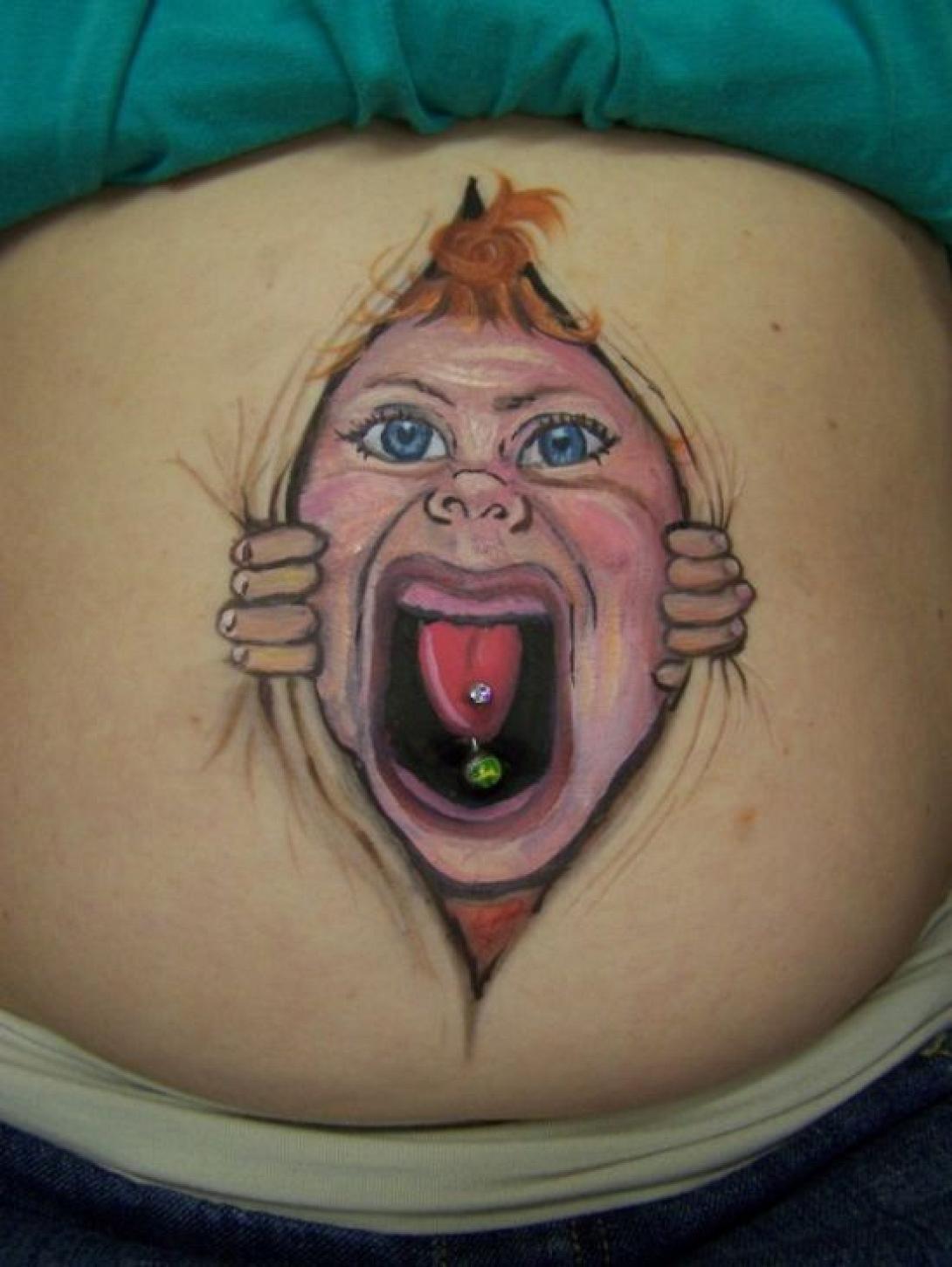 'Ολη η φαντασία πάνω στην κοιλιά μιας εγκύου! (φωτογραφίες)