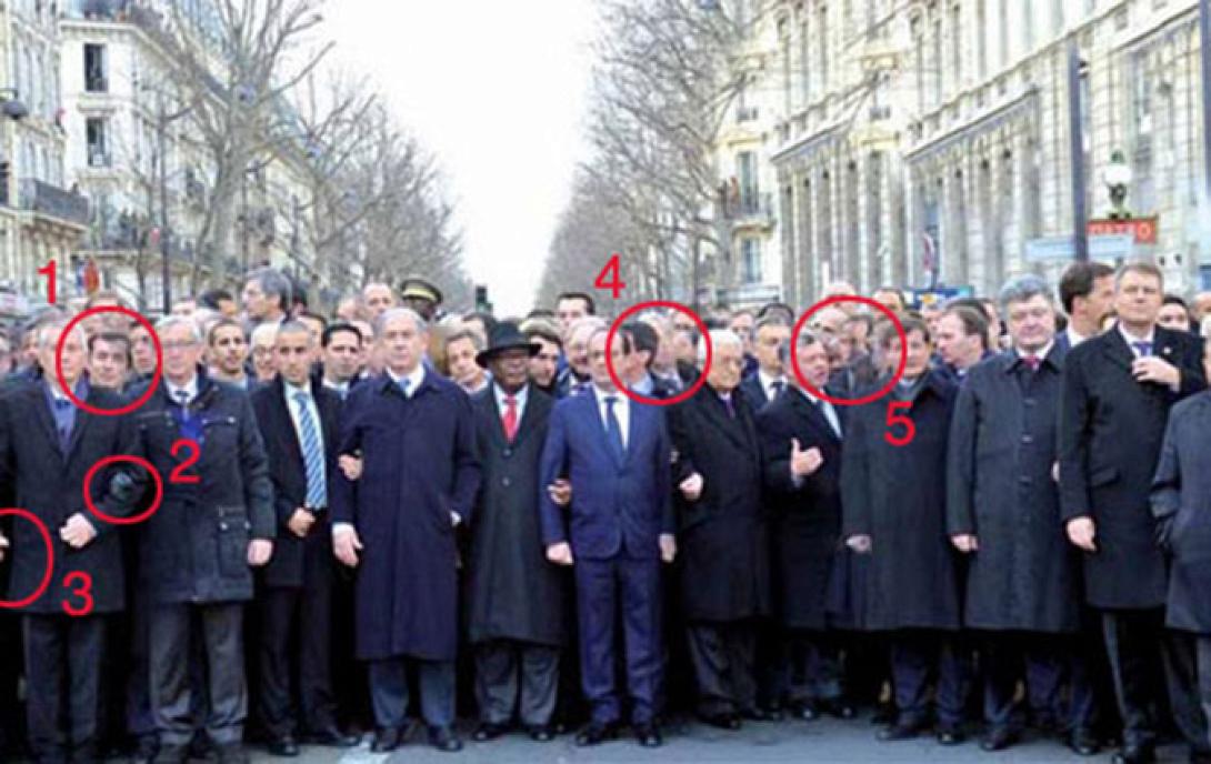 Γιατί εβραϊκή εφημερίδα έκοψε την Μέρκελ από την πορεία στο Παρίσι