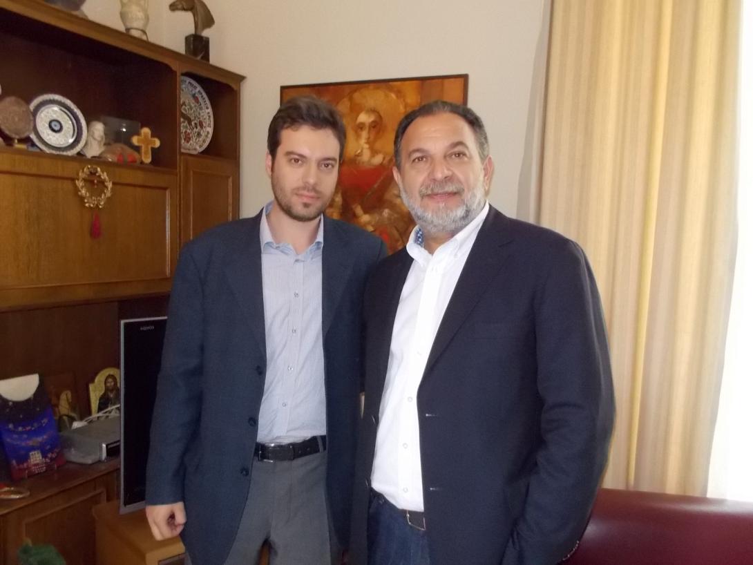 Στη Λότζια ο υποψήφιος ευρωβουλευτής της Ελιάς, Πασχάλης Αγανίδης