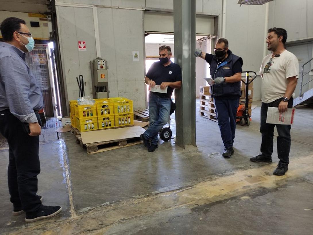 Περιοδεία της ΚΟ του ΚΚΕ σε εργασιακούς χώρους με φόντο το εργασιακό νομοσχέδιο