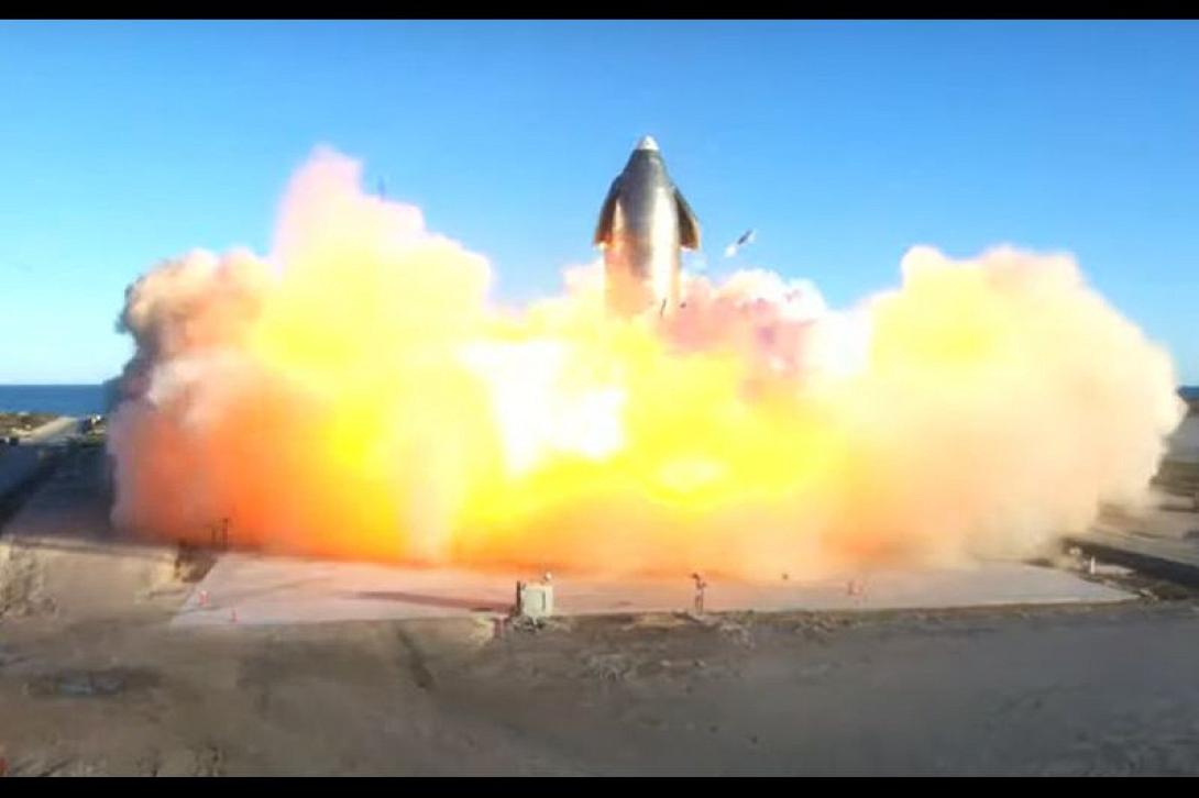 έκρηξη starship