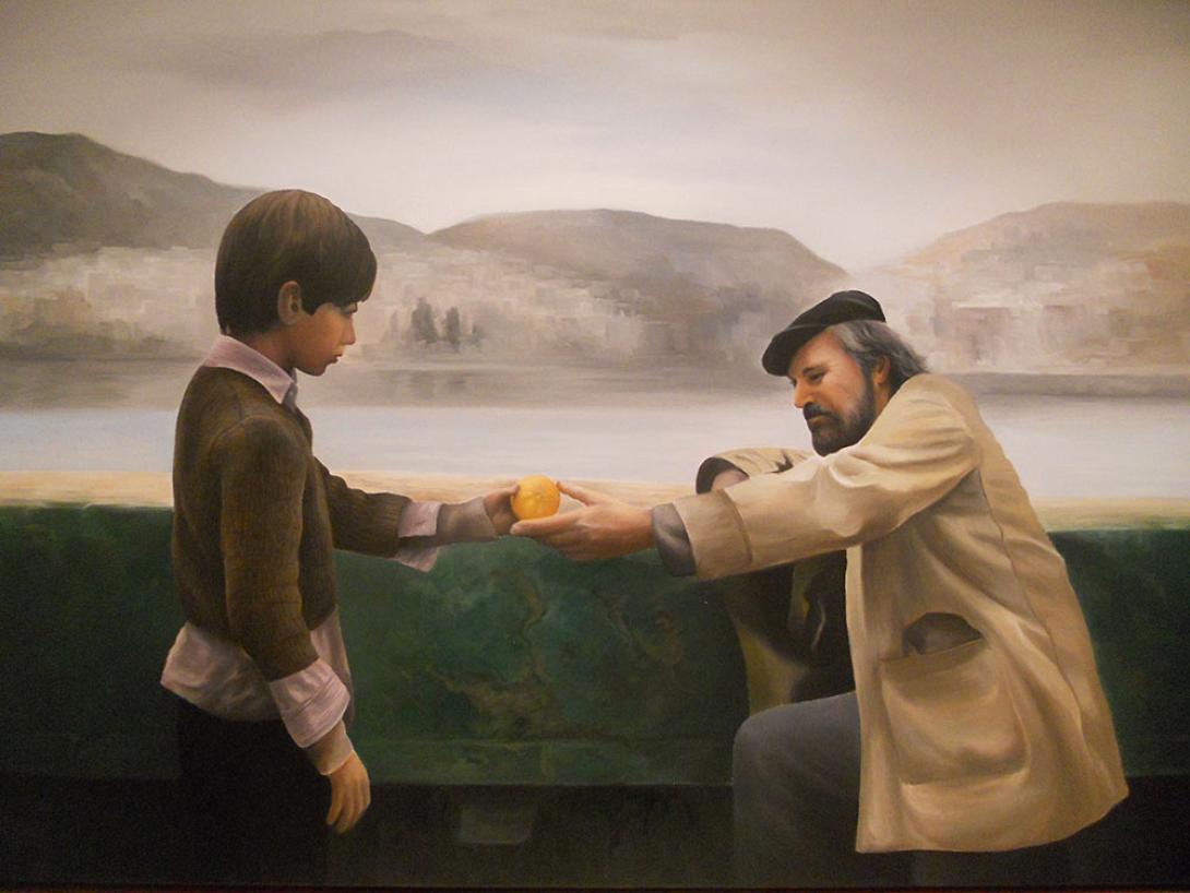 Τα εγκαίνια της έκθεσης Κοινωνικο - θρησκευτικής ζωγραφικής του Νικόλαου Γλυνιά