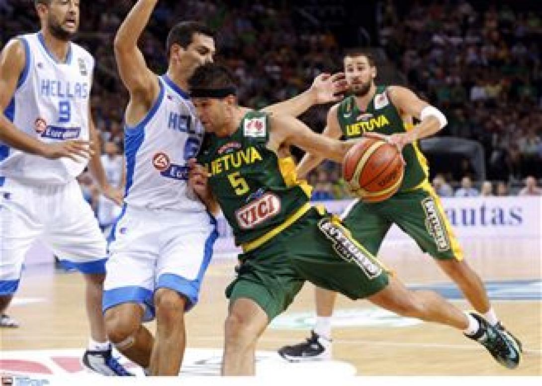 Ήττα με 86-67 η Εθνική από τη Λιθουανία στο φιλικό
