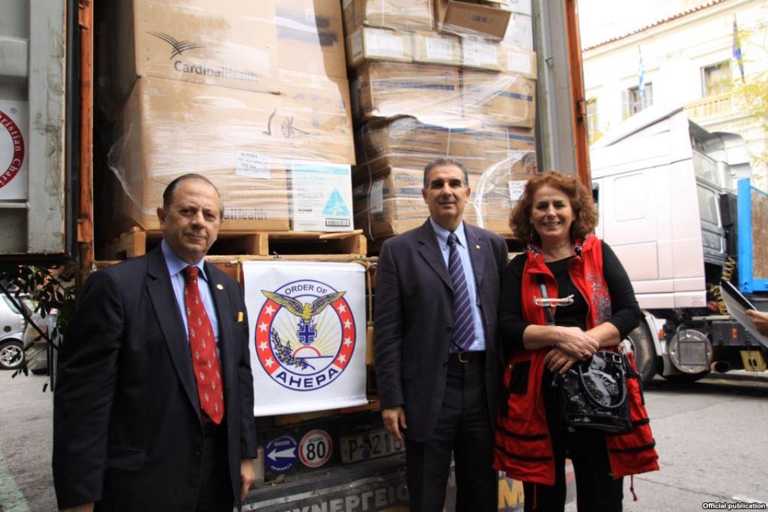 Η βοήθεια των Ελληνοαμερικανικών Οργανώσεων στην Ελλάδα το 2013