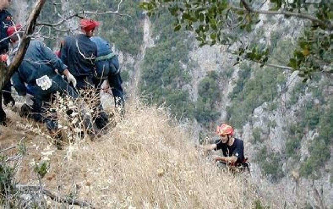 Ζωντανός ανασύρθηκε ο 68χρονος που έπεσε σε γκρεμό